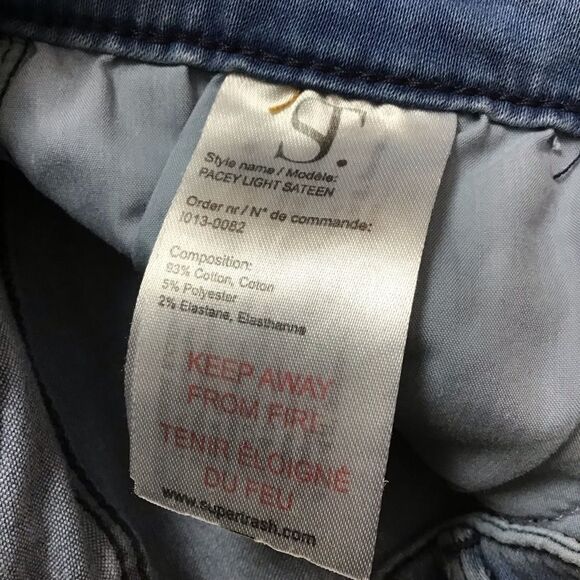 st Amsterdam jeans Pacey light sateen skinny low to medium waist soft size 27 - Picture 5 of 10